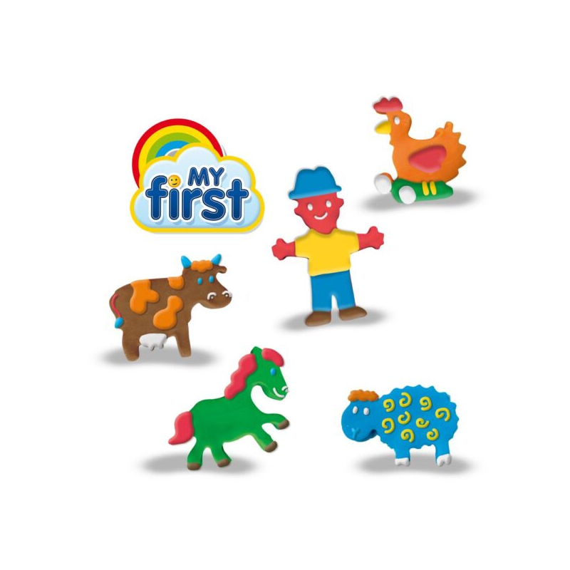SES - My first – Klei mega set met tools 7x90g