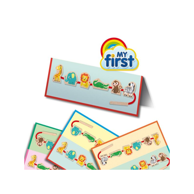 SES - My first – Houten dieren kralen rijgen