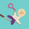 SES - Diamond painting – Houten sleutelhangers