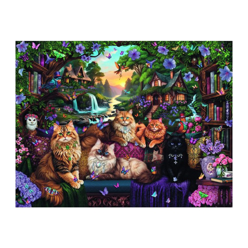 Cat Tail Cottage, ravensburger 2000stukjes