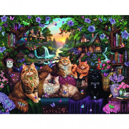 Cat Tail Cottage, ravensburger 2000stukjes