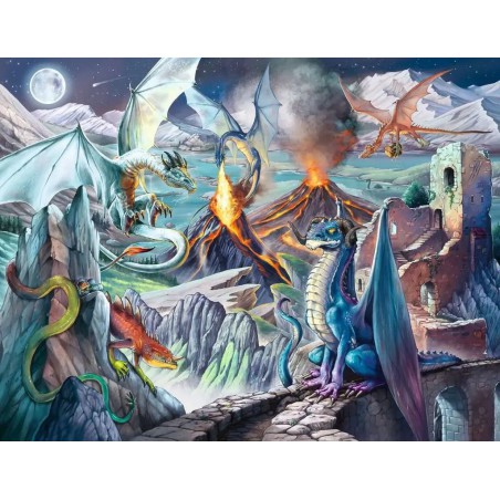 The dragon guardians, ravensburger 2000stukjes