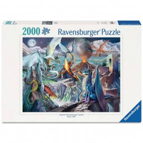 The dragon guardians, 2000 stukjes Ravensburger