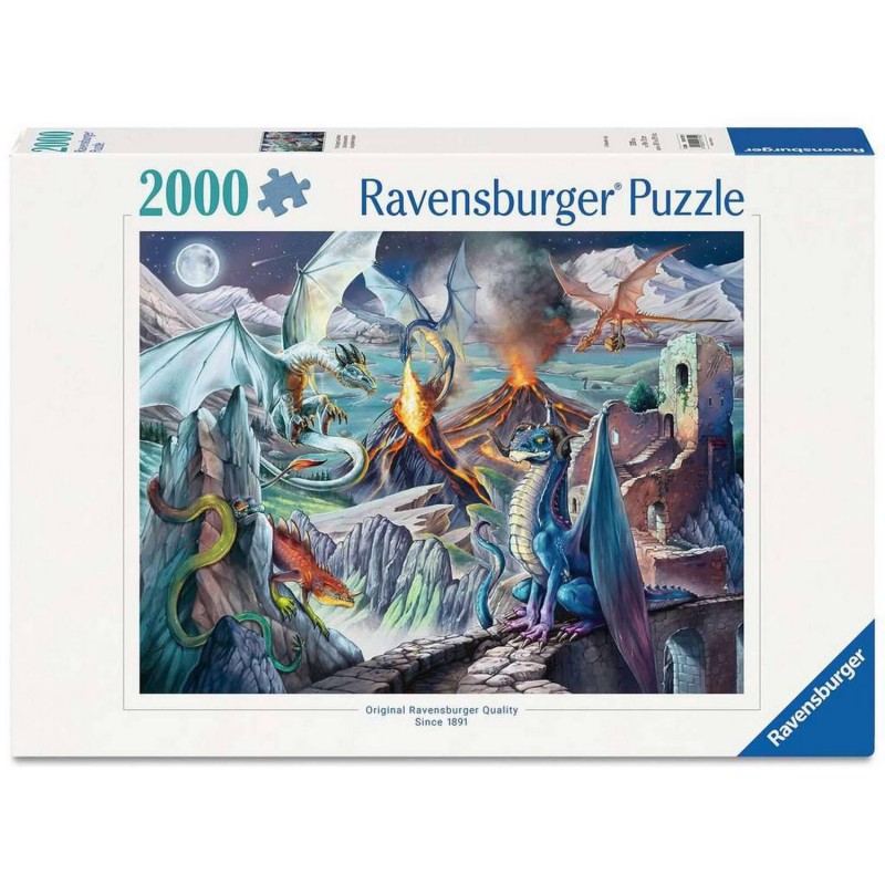 The dragon guardians, 2000 stukjes Ravensburger