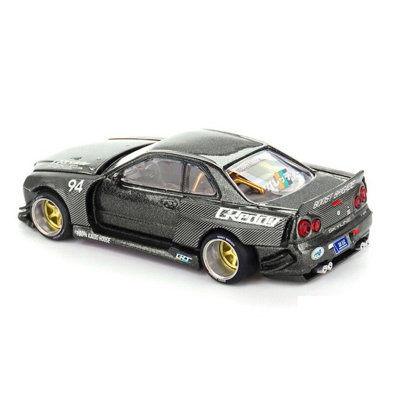 Nissan Skyline GT-R (R34) Kaido Works greddy V2 '99, Kaido house, Mini GT (222)
