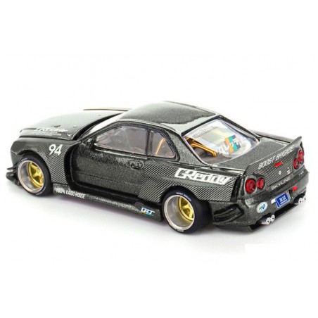 Nissan Skyline GT-R (R34) Kaido Works greddy V2 '99, Kaido house, Mini GT (222)
