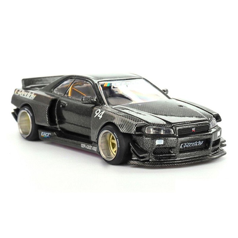 Nissan Skyline GT-R (R34) Kaido Works greddy V2 '99, Kaido house, Mini GT (222)