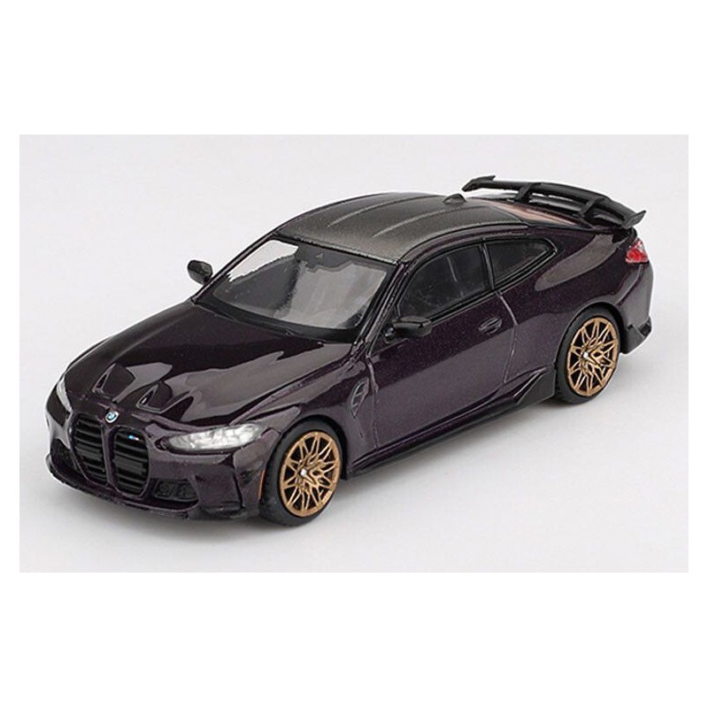 BMW M4 (G82) Performance '21, paars 1:64, MiniGT (1112)
