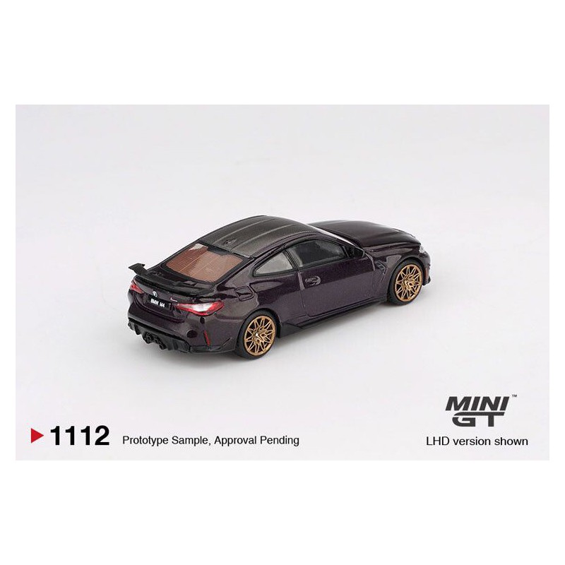 BMW M4 (G82) Performance '21, paars 1:64, MiniGT (1112)