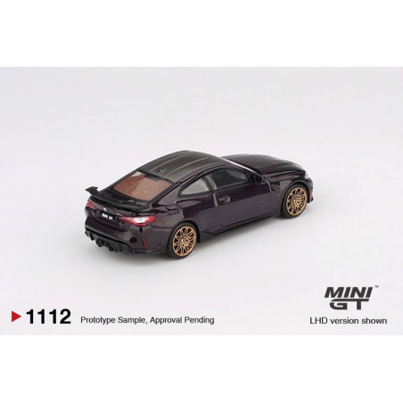BMW M4 (G82) Performance '21, paars 1:64, MiniGT (1112)