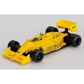 Lotus 99T Nr.12 Ayrton Senna Monaco GP Winner '87, geel, 1:64, MiniGT (1088)