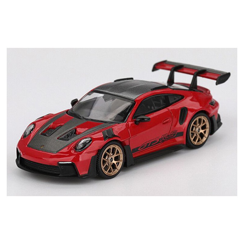 Porsche 911 (992) GT3 RS Weissach '22, rood, 1:64, MiniGT (1060)