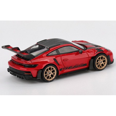 Porsche 911 (992) GT3 RS Weissach '22, rood, 1:64, MiniGT (1060)