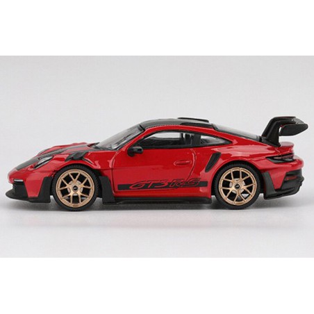 Porsche 911 (992) GT3 RS Weissach '22, rood, 1:64, MiniGT (1060)