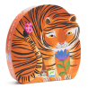 Djeco - Silhouettepuzzel - The tigers walk