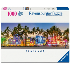Night glow on ocean drive, Panorama 1000 stukjes Ravensburger