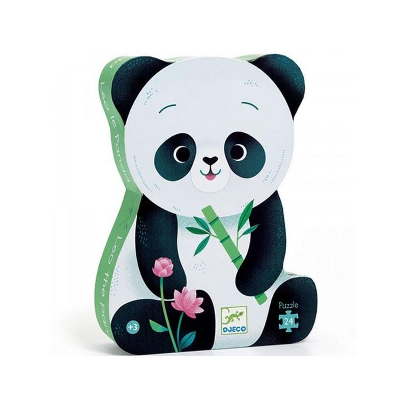 Djeco - Silhouettepuzzel - Leo de panda