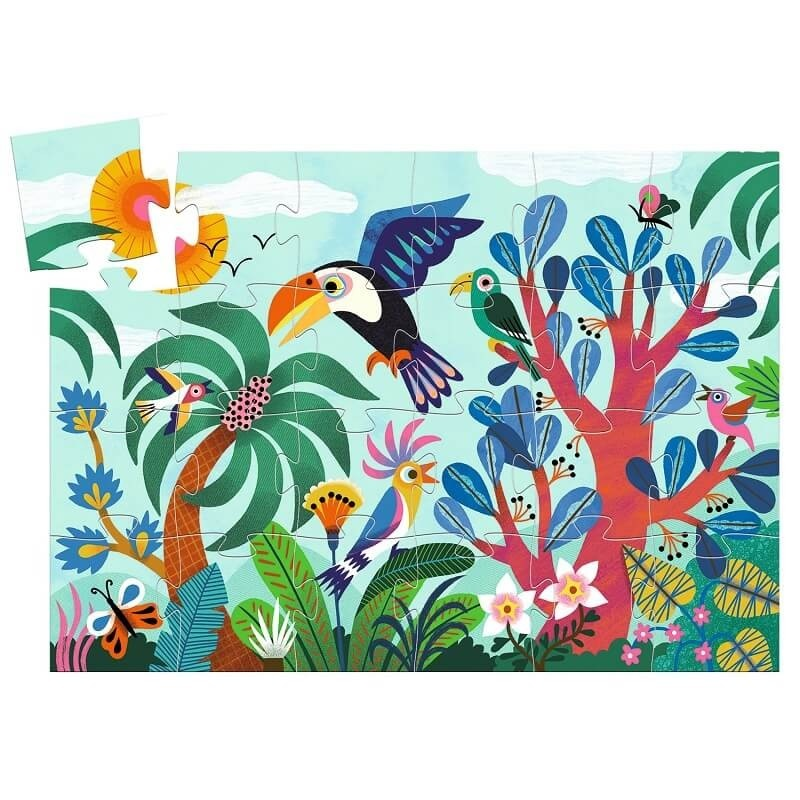 Djeco - Silhouettepuzzel - Toekan