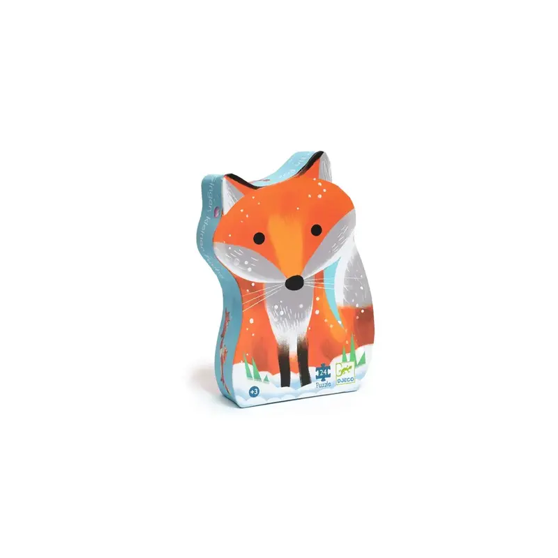 Djeco - Silhouettepuzzel - De kleine vos