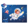 Djeco - Silhouettepuzzel - Astronaut maan