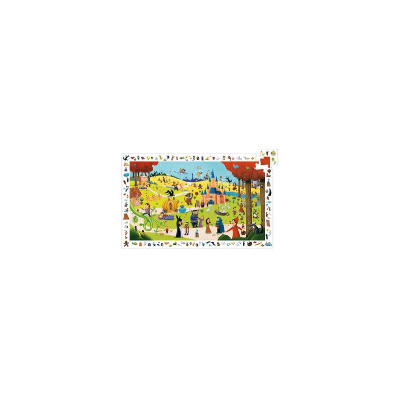 Djeco - Observatiepuzzel - Sprookjes