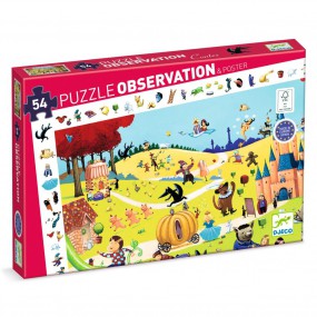 Djeco - Observatiepuzzel - Sprookjes