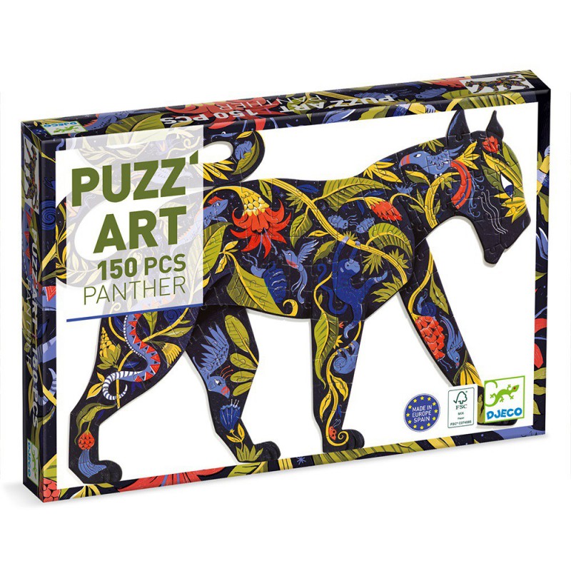 Djeco - Puzzel art - Panther