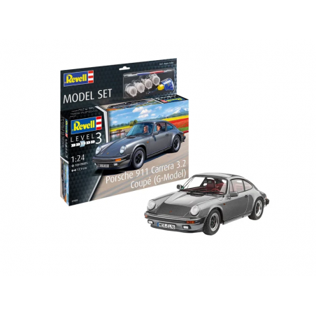 Modelset Porsche 911 Carrera 3.2 Coupé (G-model), 1:24, Revell
