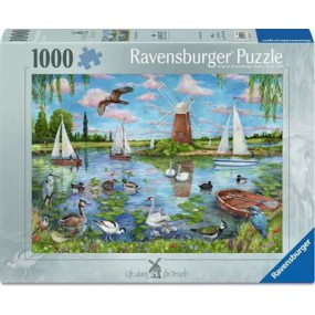 1000stukjes puzzel Ravensburger Life along the broads