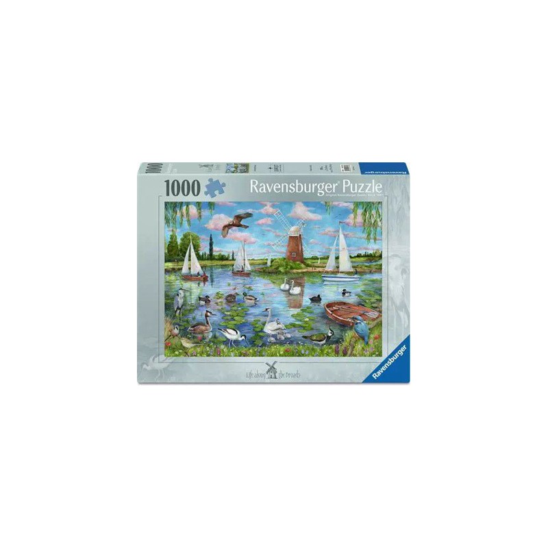 1000stukjes puzzel Ravensburger Life along the broads