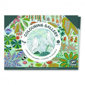 Djeco - Colouring gallery: wilderness