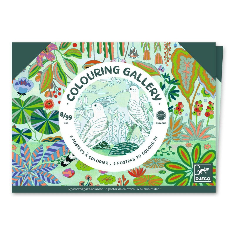 Djeco - Colouring gallery: wilderness