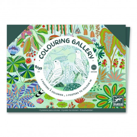 Djeco - Colouring gallery: wilderness