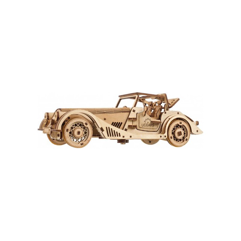 Sports Car Rapid Mouse, Hout 3D puzzel, Ugears
