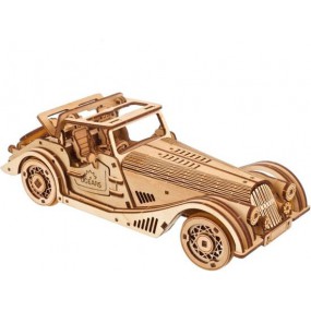 Sports Car Rapid Mouse, Hout 3D puzzel, Ugears