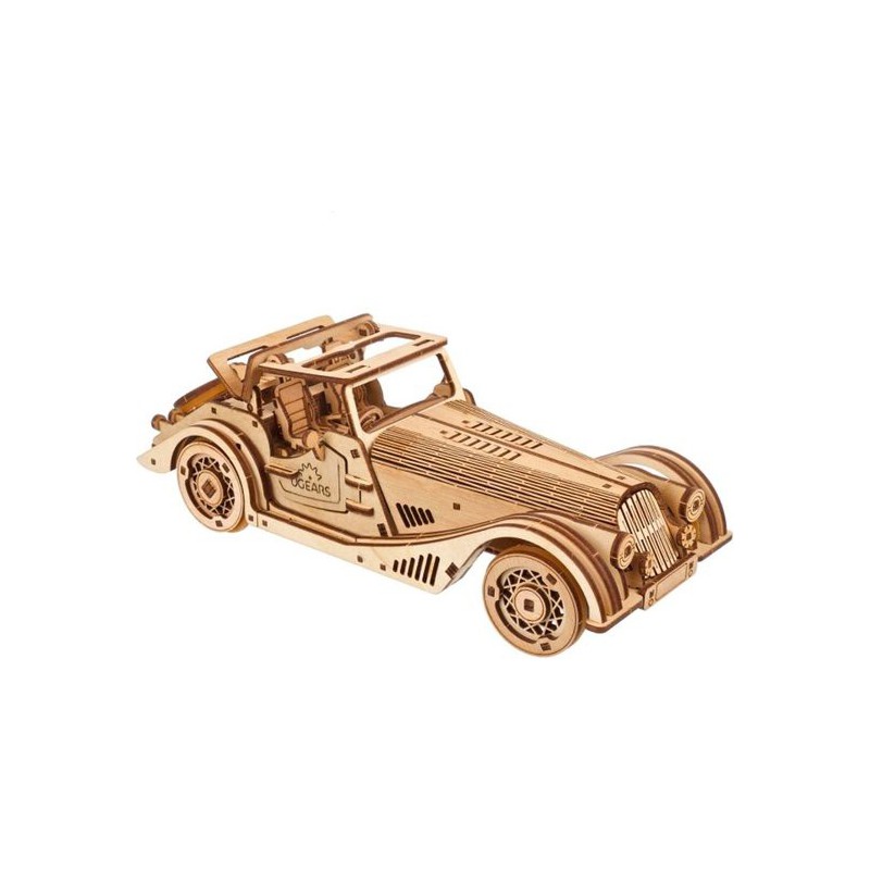 Sports Car Rapid Mouse, Hout 3D puzzel, Ugears