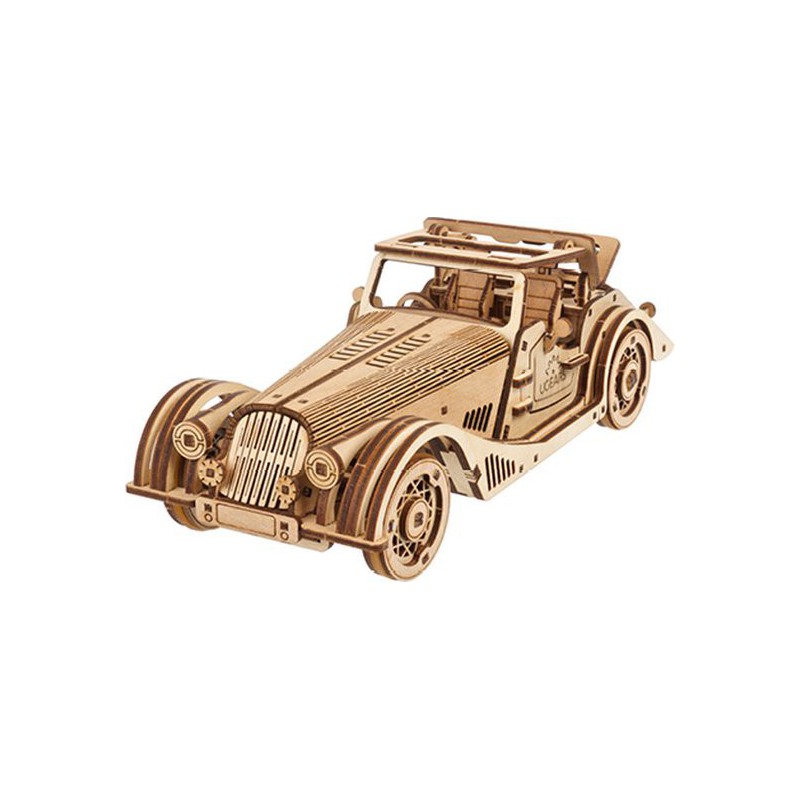 Sports Car Rapid Mouse, Hout 3D puzzel, Ugears