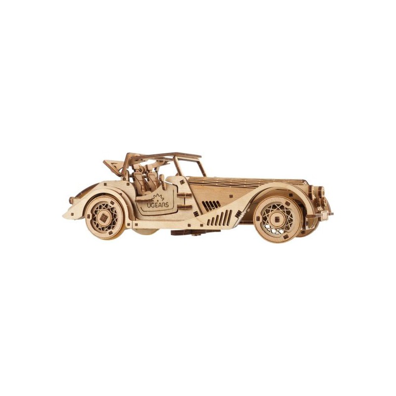 Sports Car Rapid Mouse, Hout 3D puzzel, Ugears