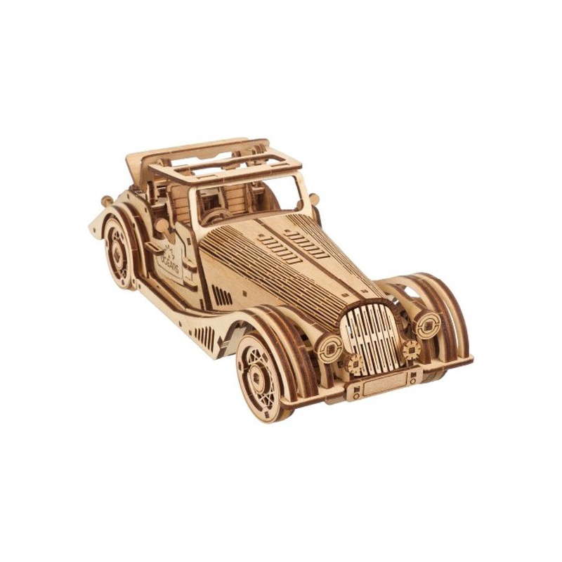 Sports Car Rapid Mouse, Hout 3D puzzel, Ugears
