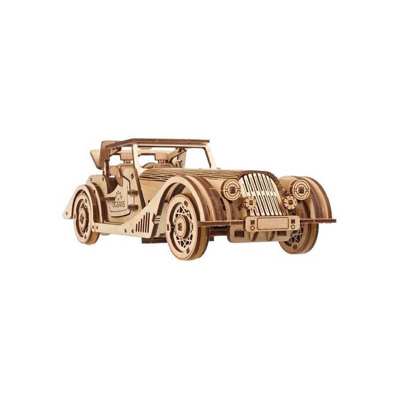 Sports Car Rapid Mouse, Hout 3D puzzel, Ugears