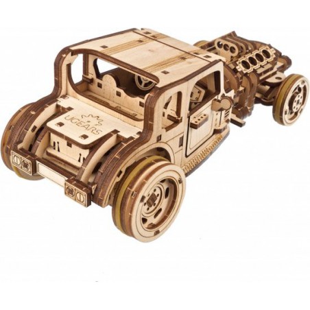 Hot Rod Furious Mouse, Hout 3D puzzel, Ugears