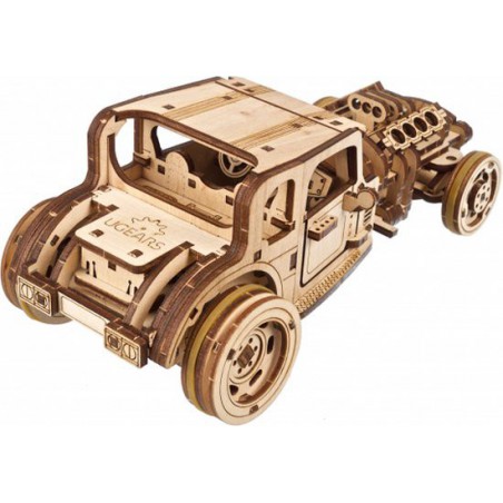 Hot Rod Furious Mouse, Hout 3D puzzel, Ugears