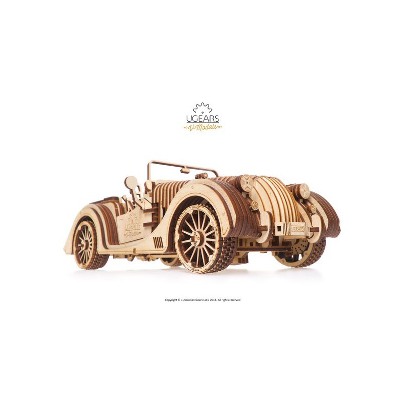Roadster VM-01, Hout 3D puzzel, Ugears