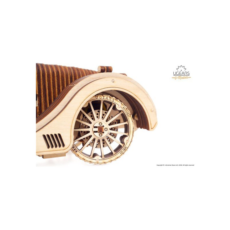 Roadster VM-01, Hout 3D puzzel, Ugears