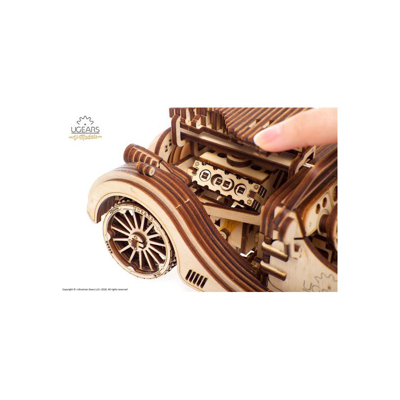 Roadster VM-01, Hout 3D puzzel, Ugears