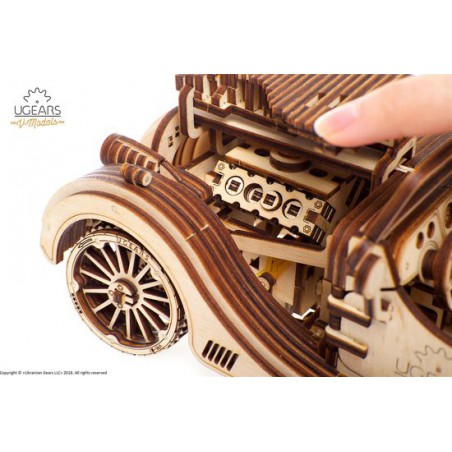Roadster VM-01, Hout 3D puzzel, Ugears