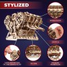 Motor V8, Hout 3D puzzel, Ugears