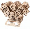 Motor V8, Hout 3D puzzel, Ugears