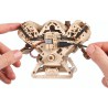 Motor V8, Hout 3D puzzel, Ugears