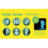 Smiski - Toilet series glow in the dark mini figure
